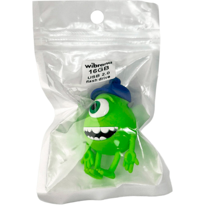 Флешка WIBRAND Mike Wazowski USB2.0 16GB Green