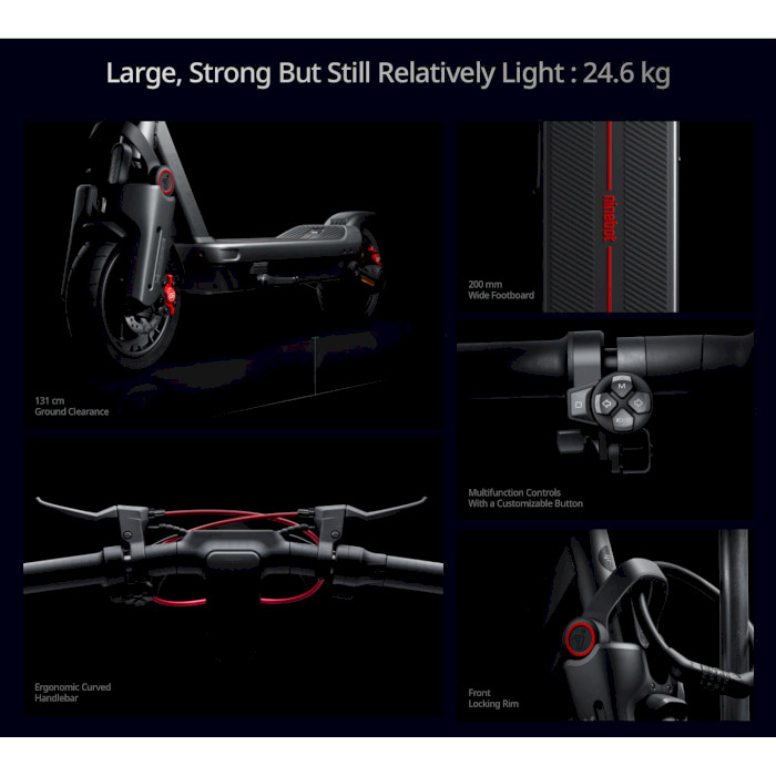 Электросамокат NINEBOT BY SEGWAY KickScooter Max G3 E (AA.05.16.01.0004)