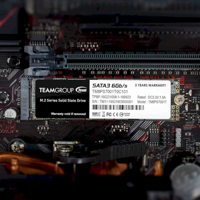 SSD диск TEAM MS30 1TB M.2 SATA (TM8PS7001T0C101)