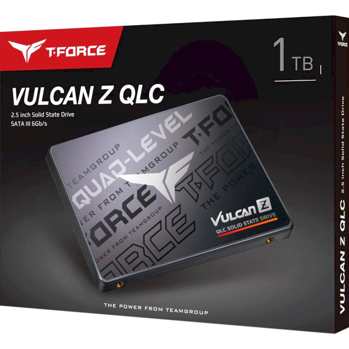 SSD диск TEAM T-Force Vulcan Z QLC 1TB 2.5" SATA (T253TY001T0C101)