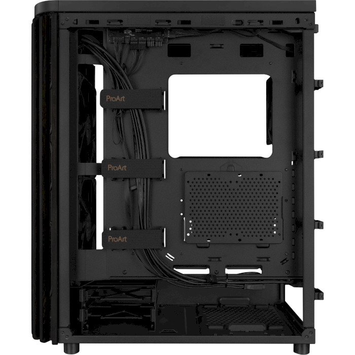 Корпус ASUS ProArt PA401 Wood Edition Tempered Glass Black