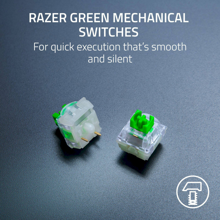 Клавиатура RAZER BlackWidow V4 X Razer Green Switch Minecraft Edition (RZ03-04704100-R3M1)