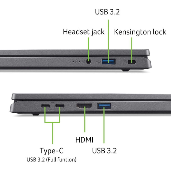 Ноутбук ACER Aspire Go 17 AG17-31P-C011 Steel Gray (NX.J8ZEU.005)