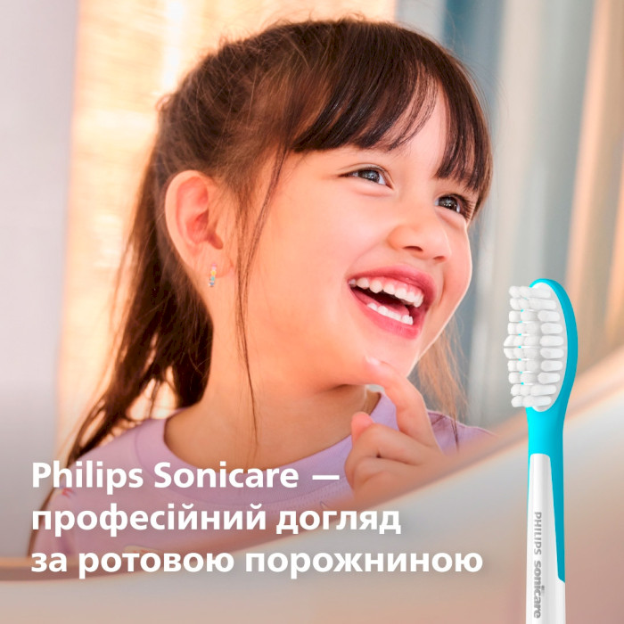 Насадка для зубной щётки PHILIPS Sonicare for Kids 7+ White 2шт (HX6042/90)