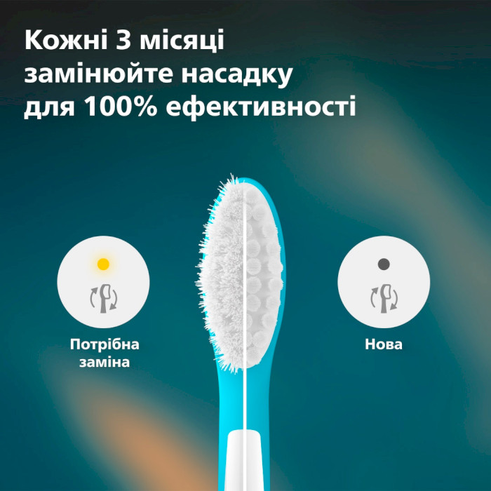 Насадка для зубной щётки PHILIPS Sonicare for Kids 7+ White 2шт (HX6042/90)