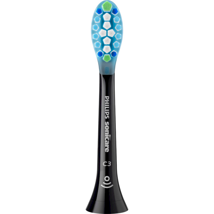 Насадка для зубной щётки PHILIPS Sonicare C3 Premium Plaque Defence Black 2шт (HX9042/88)