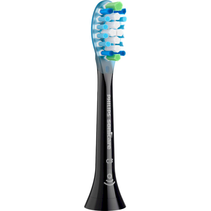 Насадка для зубної щітки PHILIPS Sonicare C3 Premium Plaque Defence Black 2шт (HX9042/88)