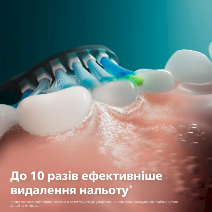 Насадка для зубної щітки PHILIPS Sonicare C3 Premium Plaque Defence Black 2шт (HX9042/88)