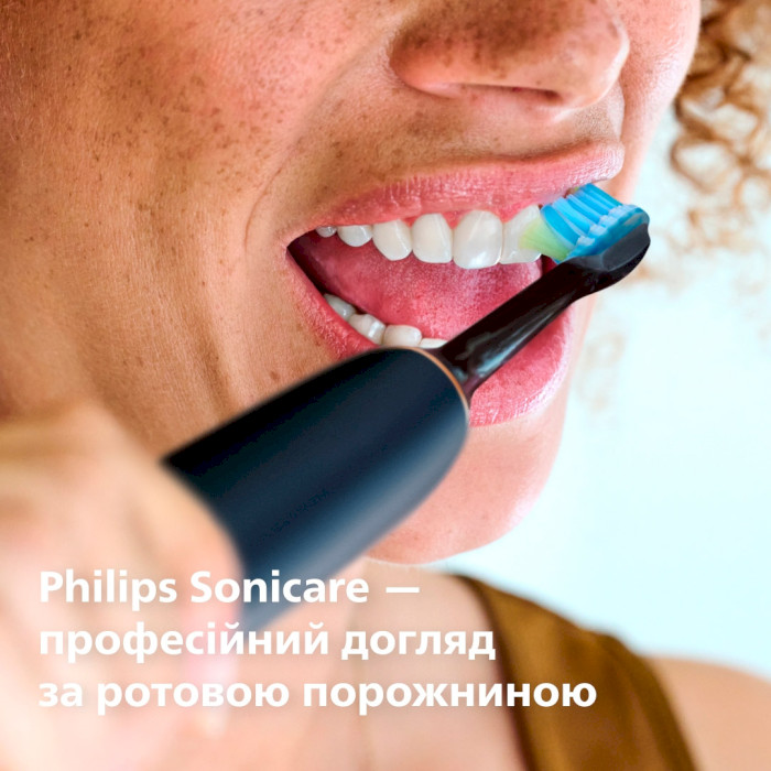 Насадка для зубной щётки PHILIPS Sonicare C3 Premium Plaque Defence Black 2шт (HX9042/88)