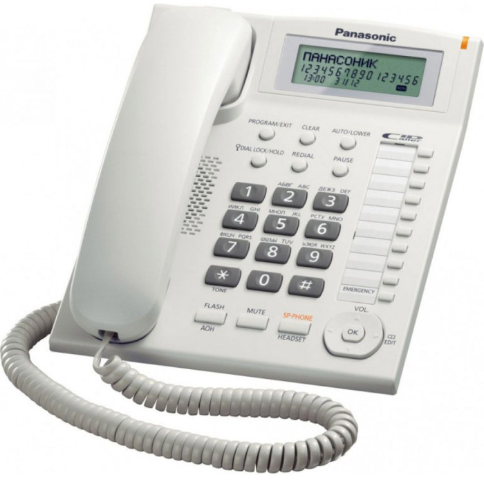 Провідний телефон PANASONIC KX-TS2388 White