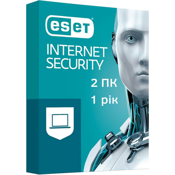 Антивирус ESET Internet Security (2 ПК, 1 год) (EKEIS_1Y_2PC)