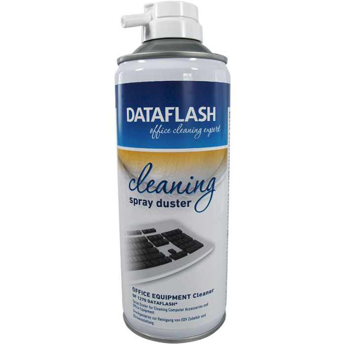 Стиснене повітря для очищення електроніки DATA FLASH DF1270 Spray Duster 400ml 400мл