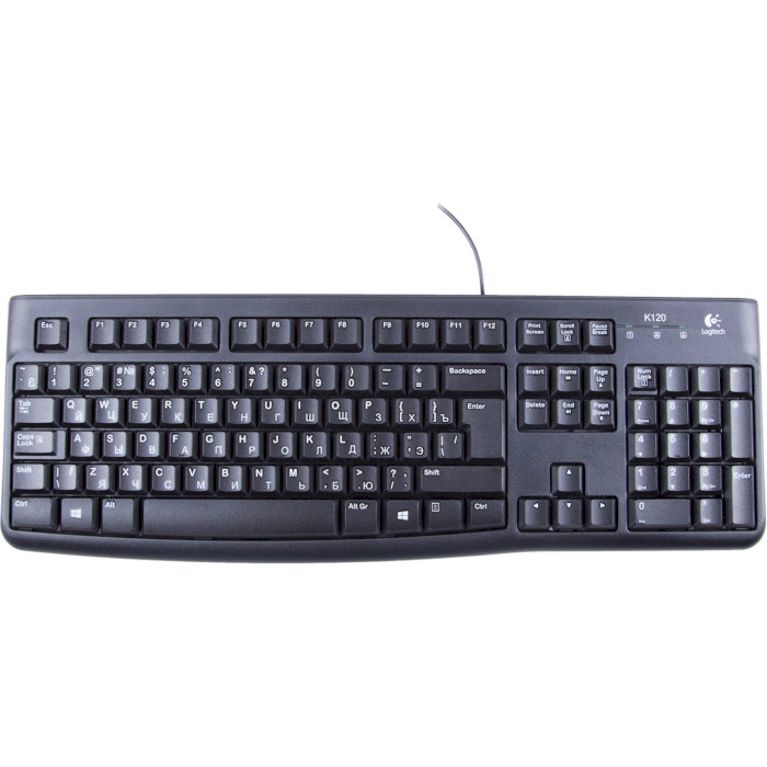 Клавіатура LOGITECH K120 RU OEM (920-002522)