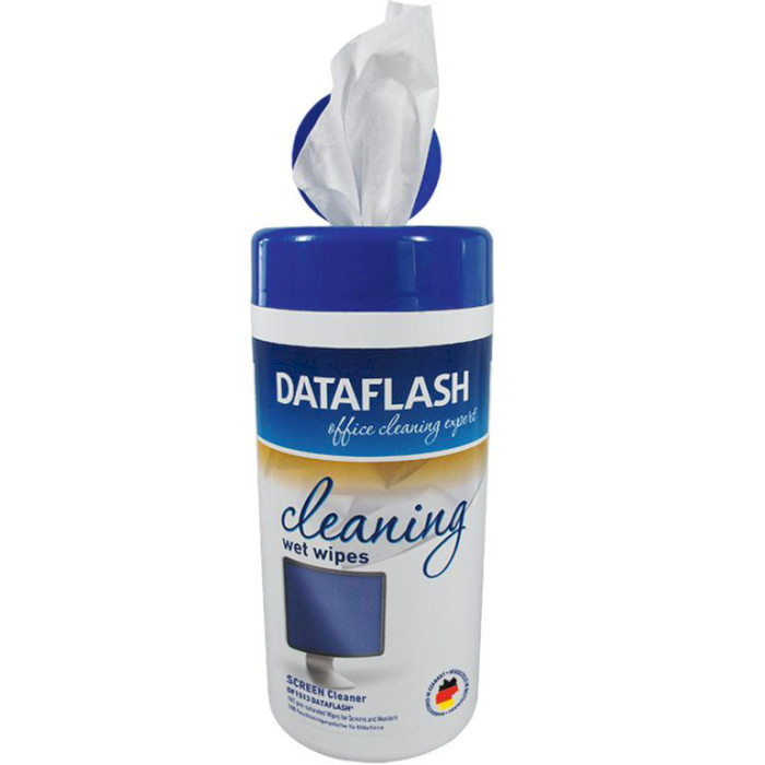 Салфетки влажные чистящие DATA FLASH DF1513 Wet Wipes 100шт