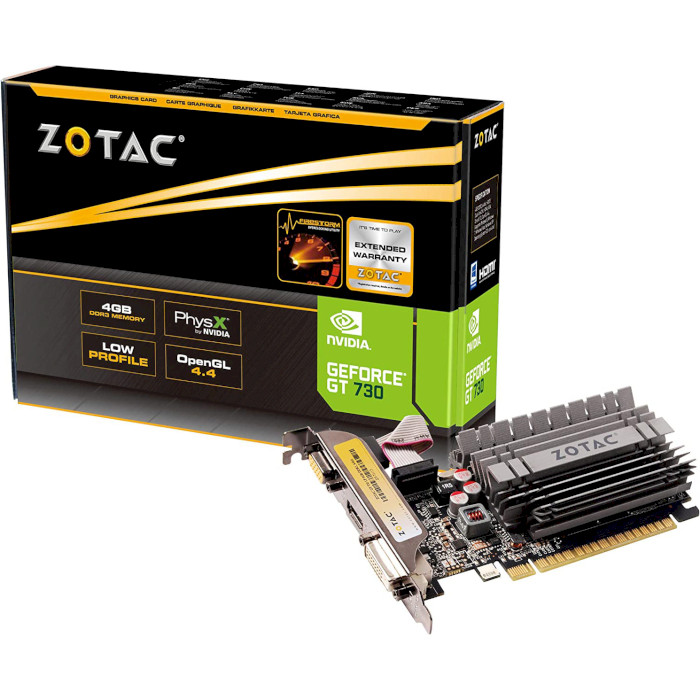 Відеокарта ZOTAC GeForce GT 730 4GB Zone Edition (ZT-71115-20L)