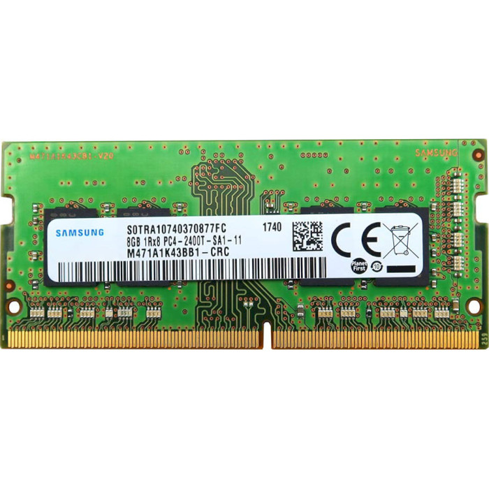 Модуль памяти SAMSUNG SO-DIMM DDR4 2400MHz 8GB (M471A1K43BB1-CRC)