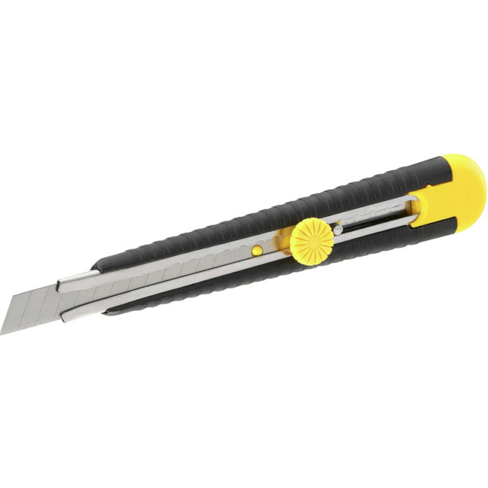 Монтажный нож с выдвижным лезвием STANLEY "DynaGrip MP" 9мм (0-10-409)