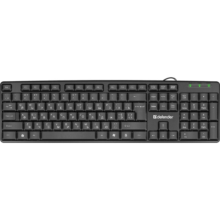 Клавіатура DEFENDER Element HB-520 UA Black (45529)