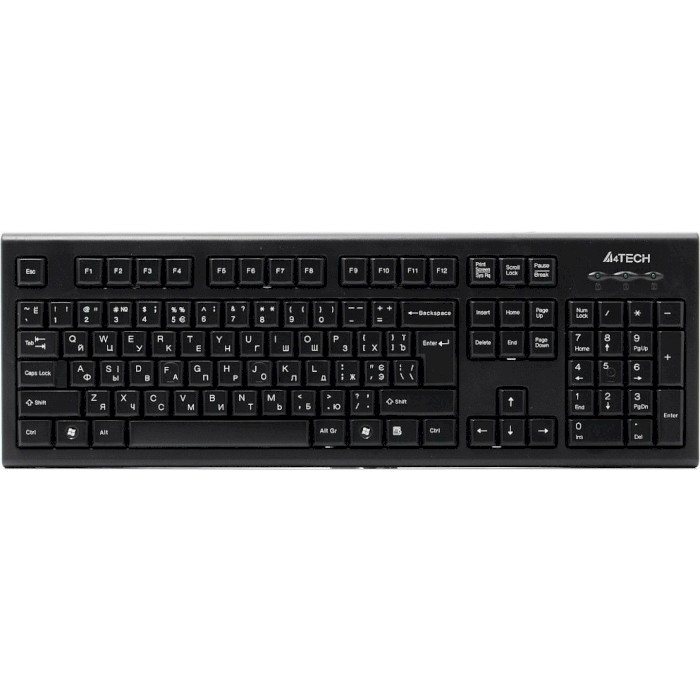 Клавіатура A4TECH KR-85 PS/2 Black