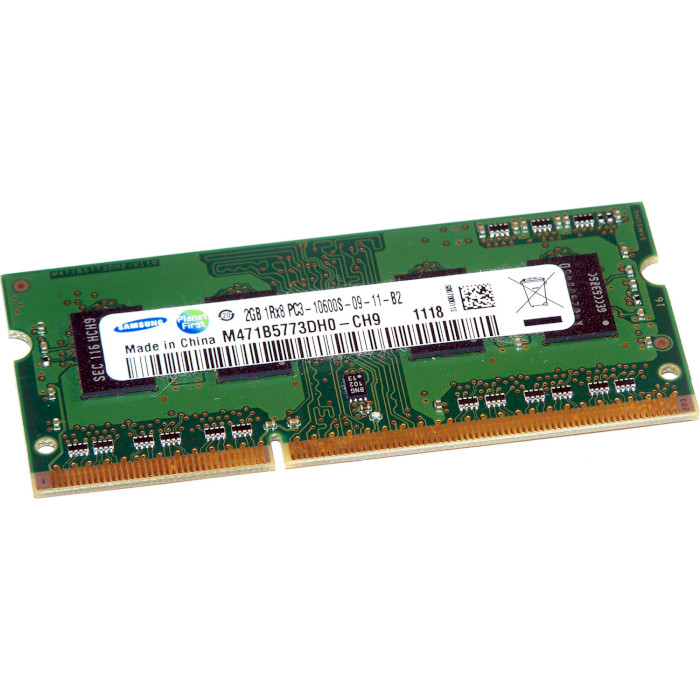 Модуль пам'яті SAMSUNG SO-DIMM DDR3 1333MHz 2GB (M471B5773DH0-CH9)