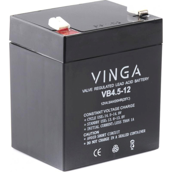 Аккумуляторная батарея VINGA VB4.5-12 (12В, 4.5Ач)