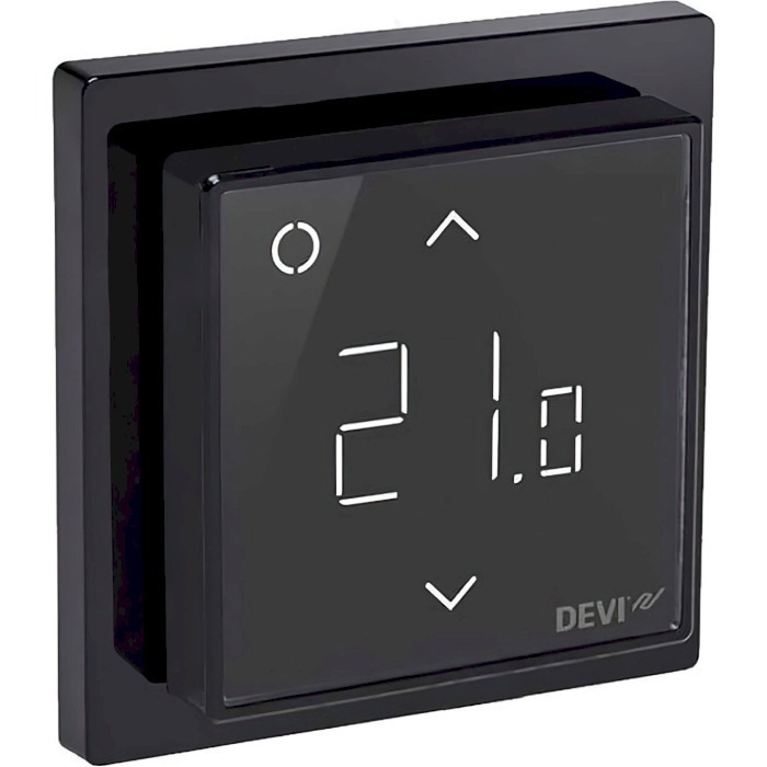 Сенсорный термогулятор с Wi-Fi программируемый DEVI DEVIreg Smart Black (140F1143)