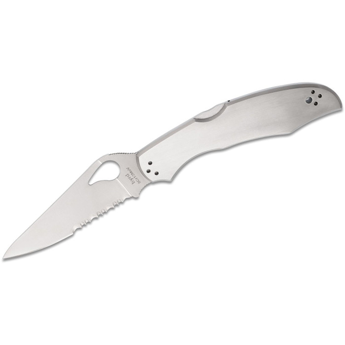 Складаний ніж SPYDERCO Byrd Cara Cara 2 Combination Edge Stainless (BY03PS2)