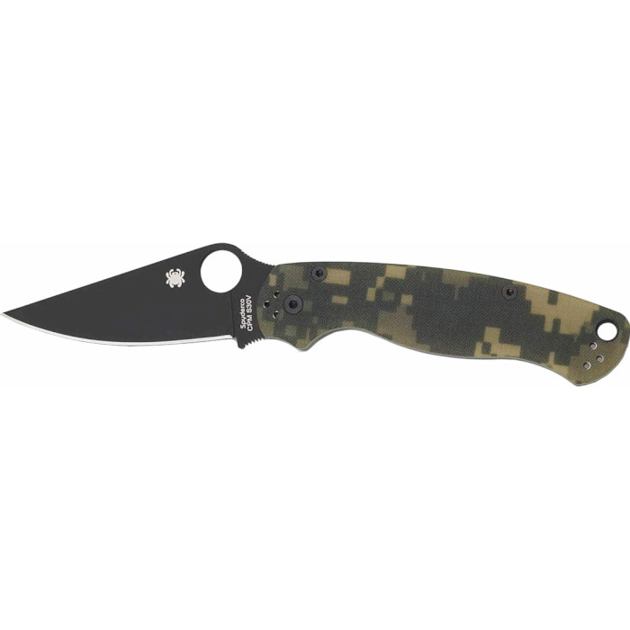 Складаний ніж SPYDERCO Para Military 2 Black Blade Camouflage (C81GPCMOBK)