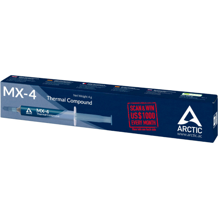 Термопаста ARCTIC MX-4 4g (ACTCP00002B)