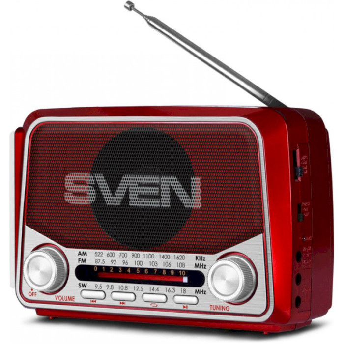 Радіоприймач SVEN SRP-525 Red