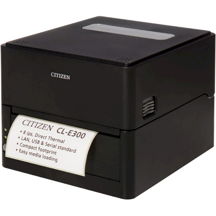 Принтер этикеток CITIZEN CL-E300 USB/COM/LAN (CLE300XEBXXX)