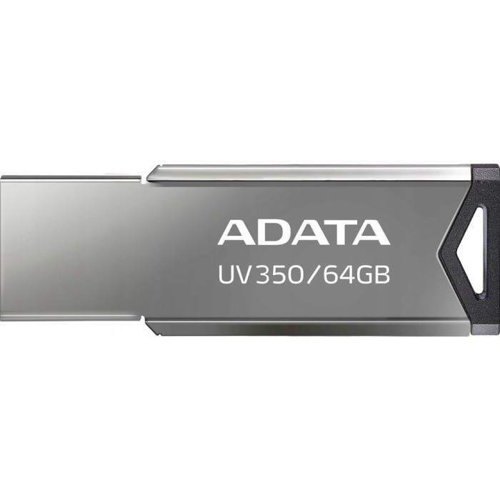 Флешка ADATA UV350 64GB USB3.2 Silver (AUV350-64G-RBK)