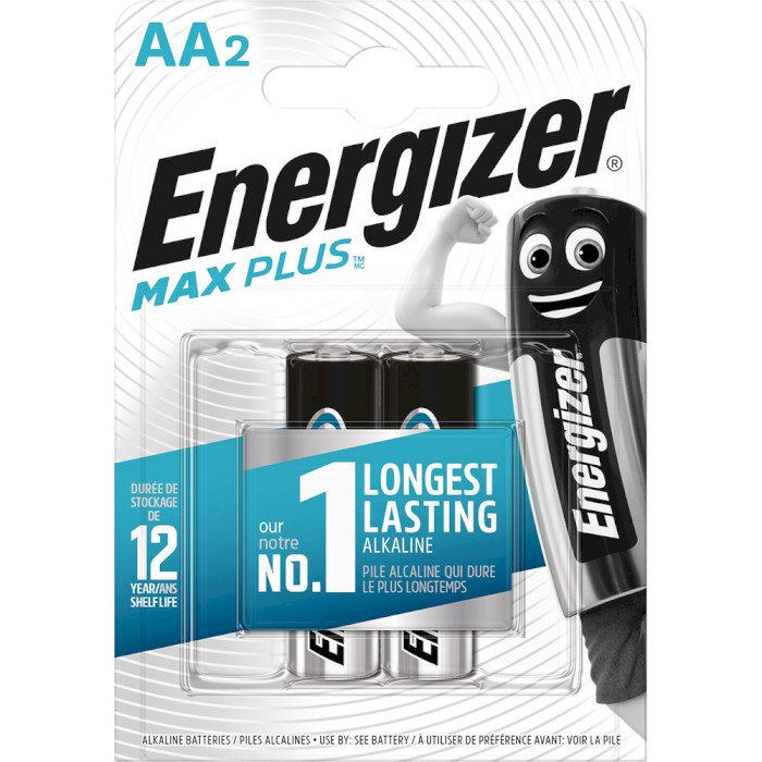 Батарейка ENERGIZER Max Plus AA 2шт/уп (E301323000)
