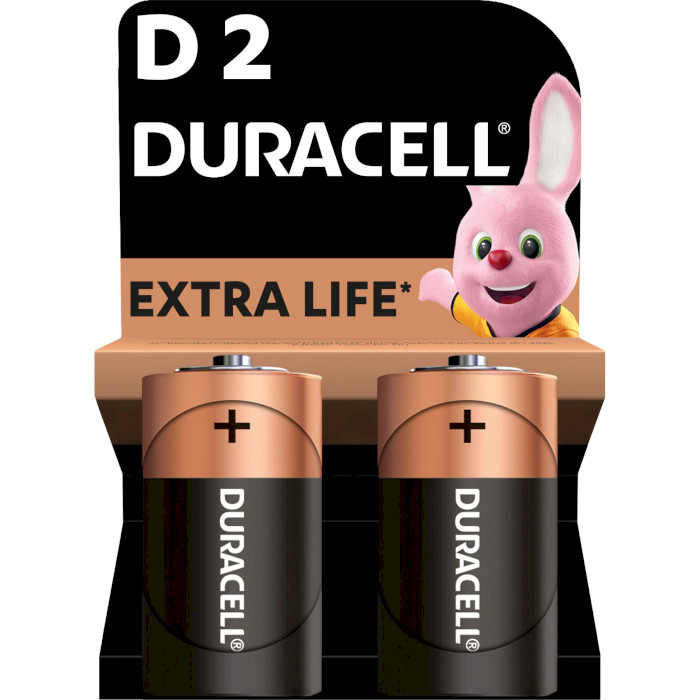 Батарейка DURACELL Basic D 2шт/уп (5005987)