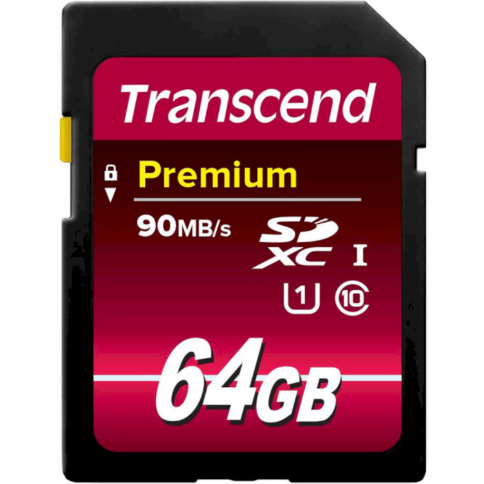 Карта пам'яті TRANSCEND SDXC Premium 64GB UHS-I Class 10 (TS64GSDU1)