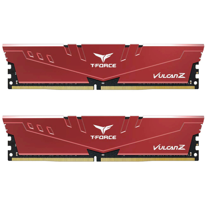 Модуль пам'яті TEAM T-Force Vulcan Z Red DDR4 3000MHz 16GB Kit 2x8GB (TLZRD416G3000HC16CDC01)