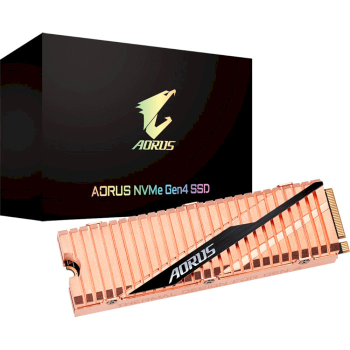 SSD диск AORUS Gen4 1TB M.2 NVMe (GP-ASM2NE6100TTTD)