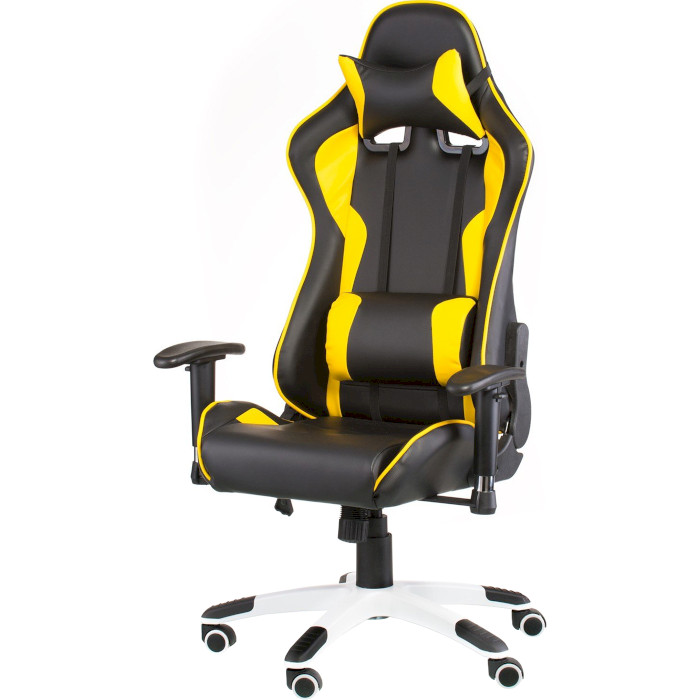 Крісло геймерське SPECIAL4YOU ExtremeRace Black/Yellow (E4756)