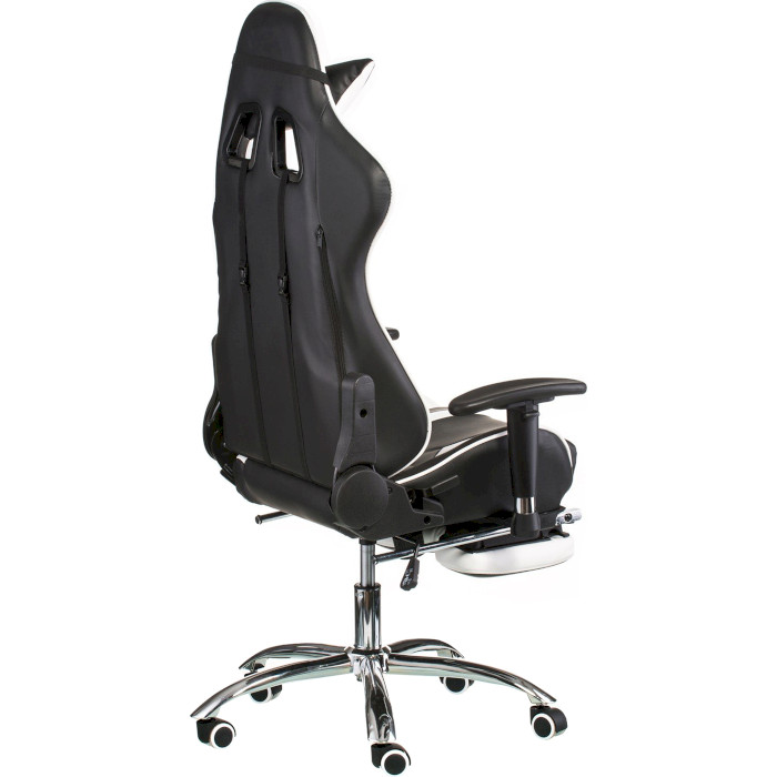 Кресло геймерское SPECIAL4YOU ExtremeRace with Footrest Black/White (E4732)