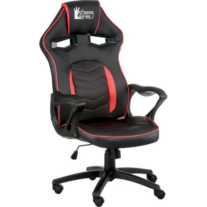 Крісло геймерське SPECIAL4YOU Nitro Black/Red (E5579)