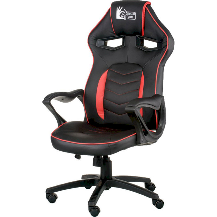 Кресло геймерское SPECIAL4YOU Nitro Black/Red (E5579)