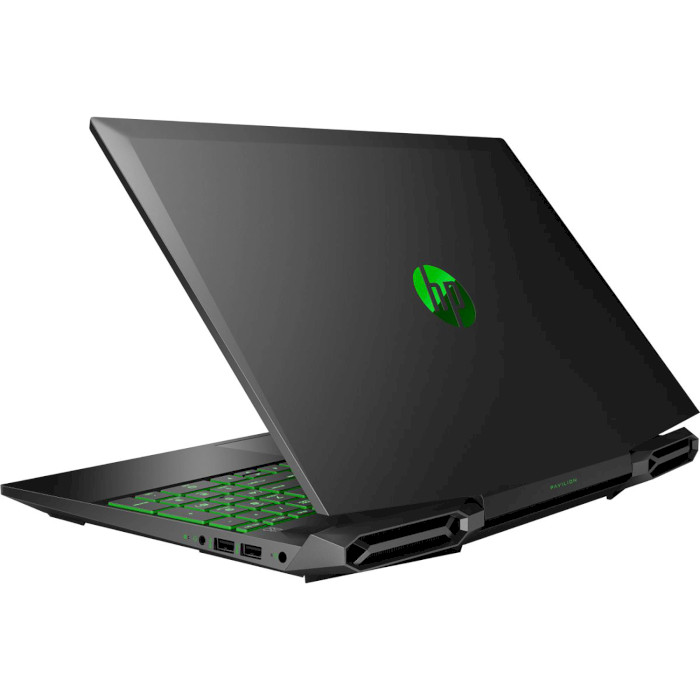 Ноутбук HP Pavilion Gaming 15-dk0047ur Shadow Black/Green Chrome (7QC62EA)