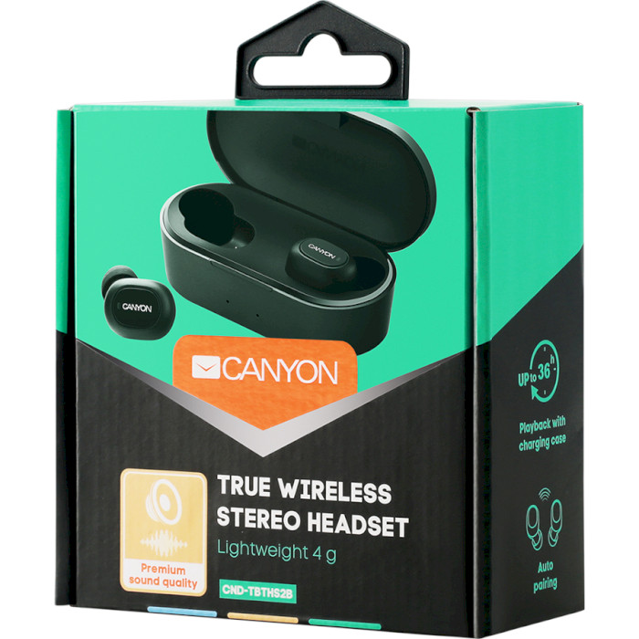 Навушники CANYON TWS-2 Black
