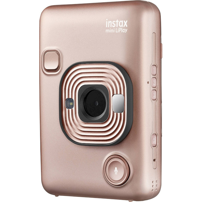 Камера миттєвого друку FUJIFILM Instax Mini LiPlay Blush Gold (16631849)