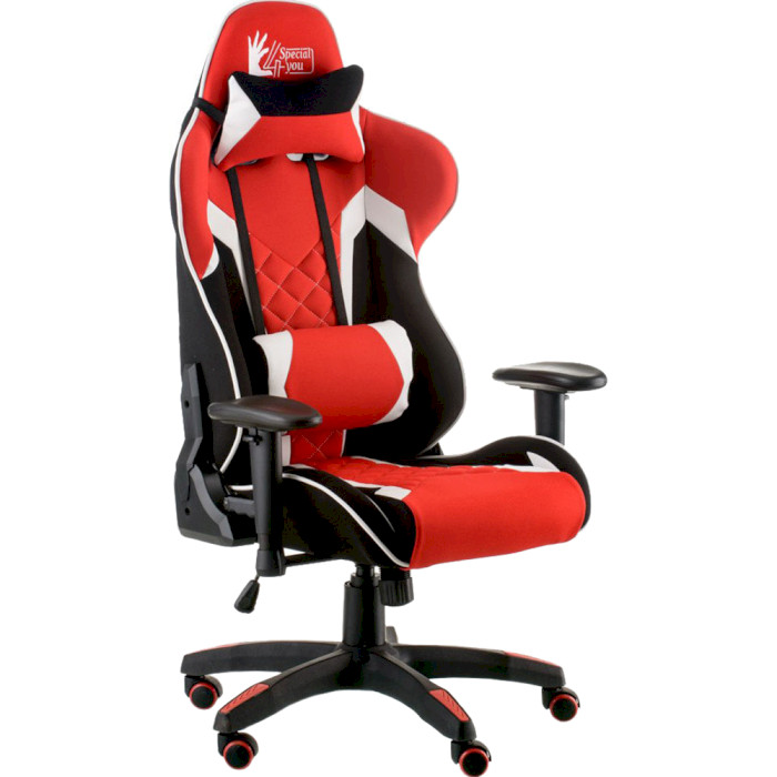 Кресло геймерское SPECIAL4YOU ExtremeRace 3 Black/Red (E5630)