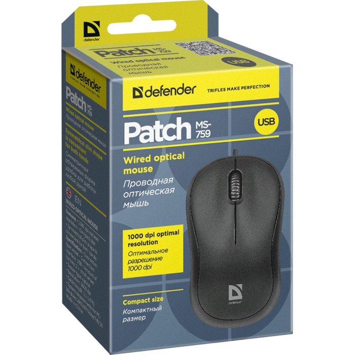 Мышь DEFENDER Patch MS-759 (52759)