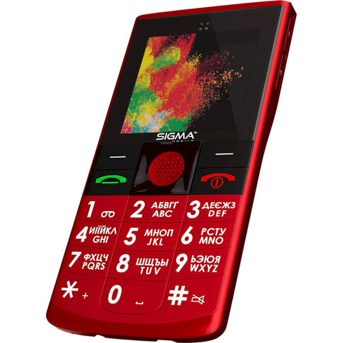 Мобільний телефон SIGMA MOBILE Comfort 50 Solo Red (4827798121528)