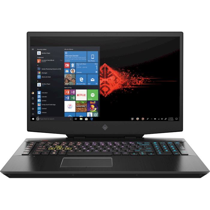 Ноутбук HP Omen 17-cb0013ur Shadow Black (7AM52EA)