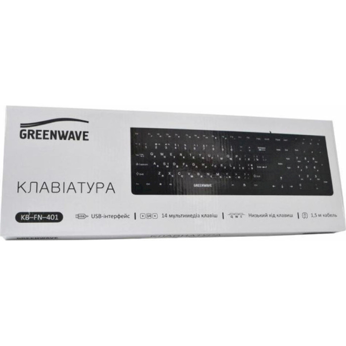 Клавиатура GREENWAVE KB-FN-401 (R0015249)