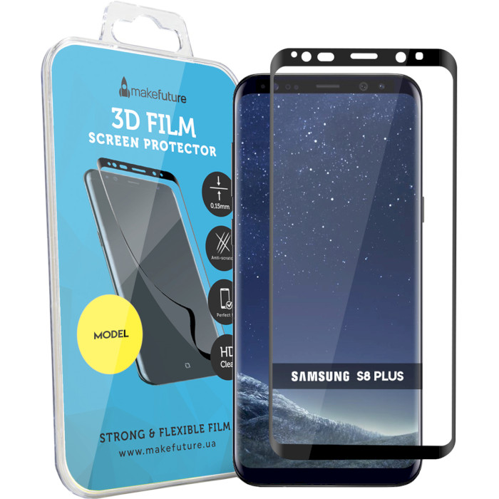 Захисна плівка MAKE 3D Film для Galaxy S8+ (MF3D-SS8PB)